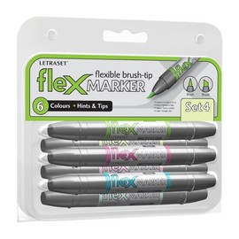 Letraset No.4 FlexMarker (Set of 6)