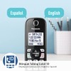 Panasonic Cordless Phone with Answering Machine, Advanced Call Block, Bilingual