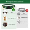 Qianruida Leather Cat Collar Quick Release Kitten Collar Cat Collars