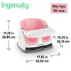Ingenuity Baby Base 2-in-1 Booster Feeding and Floor Seat with
