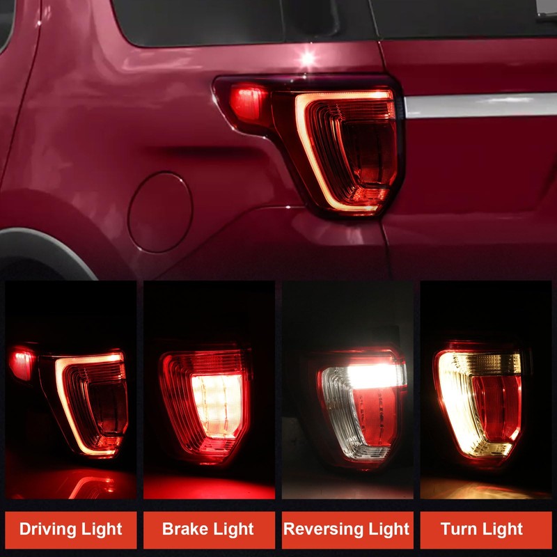 Lathsy Tail Light Compatible With 2016 2017 2018 2019 Ford