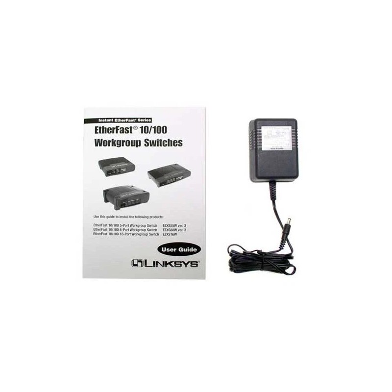 Linksys EZXS55W V.3 5-Port 10/100 Workgroup Switch