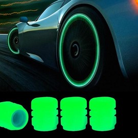 Artbox /Neukkim Store Car Tire Luminous Valve Cap Wheel Cap Vehicle Air Inlet / /느낌상점 자동차 타이어 야광 밸브캡 휠 캡 차량 공기 주입구
