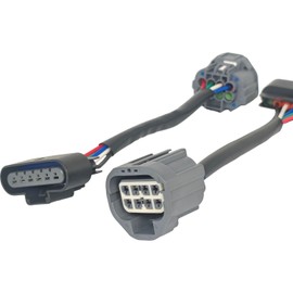 EZROAD 2X HID to Halogen Headlight Wiring Adapter Compatible with GMC Acadia 2007-2012 22938889 22938888 Headlamp Conversion Swap Harness Left Right Driver Passenger Side Denali SL SLE SLT 3.6L V6 Gas
