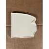LEAFGUARD Eggshell LEAF GUARD Aluminum SEAMLESS Gutter Left End Cap