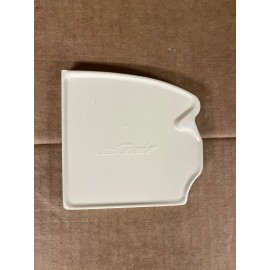 LEAFGUARD Eggshell LEAF GUARD Aluminum SEAMLESS Gutter Left End Cap 08502S S1