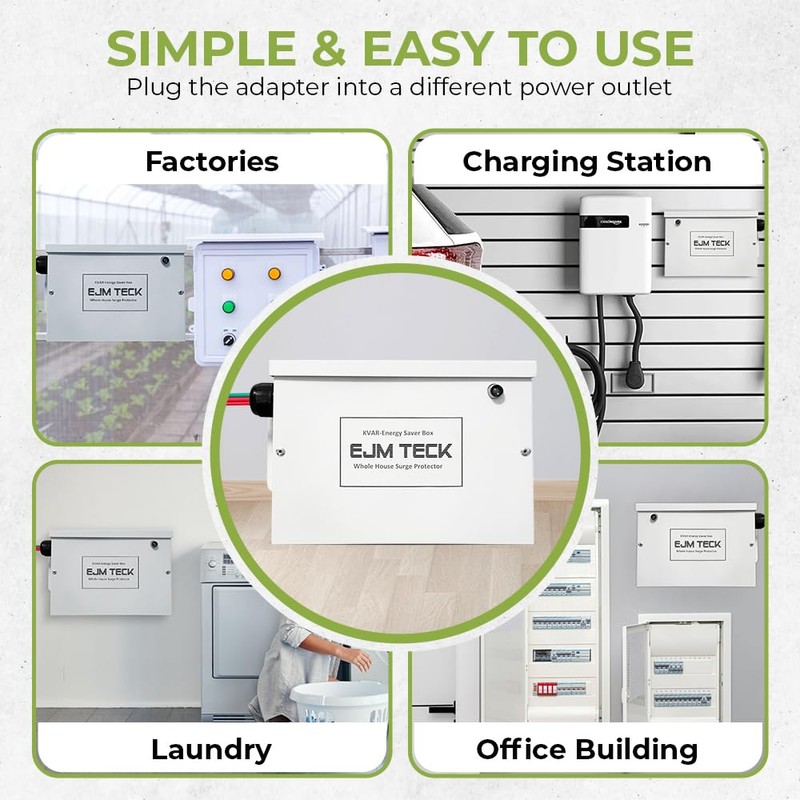KVAR Energy Saver, 300 Amp Home Energy Saver Box &