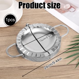 Penitue Tortilla Sealer, 6 Inch Diameter Stainless Steel Tortilla Press for Burritos Dumpling Crimper Kitchen Pasta Maker Essentials for Sandwiches, Burritos, Quesadillas, Pie, etc, Easy to Prepare