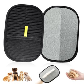 ZZRSYJ Pet Hair Remover Glove, Pack of 2 Pet Hair Removal Glove, Fur Magnet Glove, Cat Gloves Fur Care, Glove for Removing Cat Hair for Clothes, Sofas, Beds