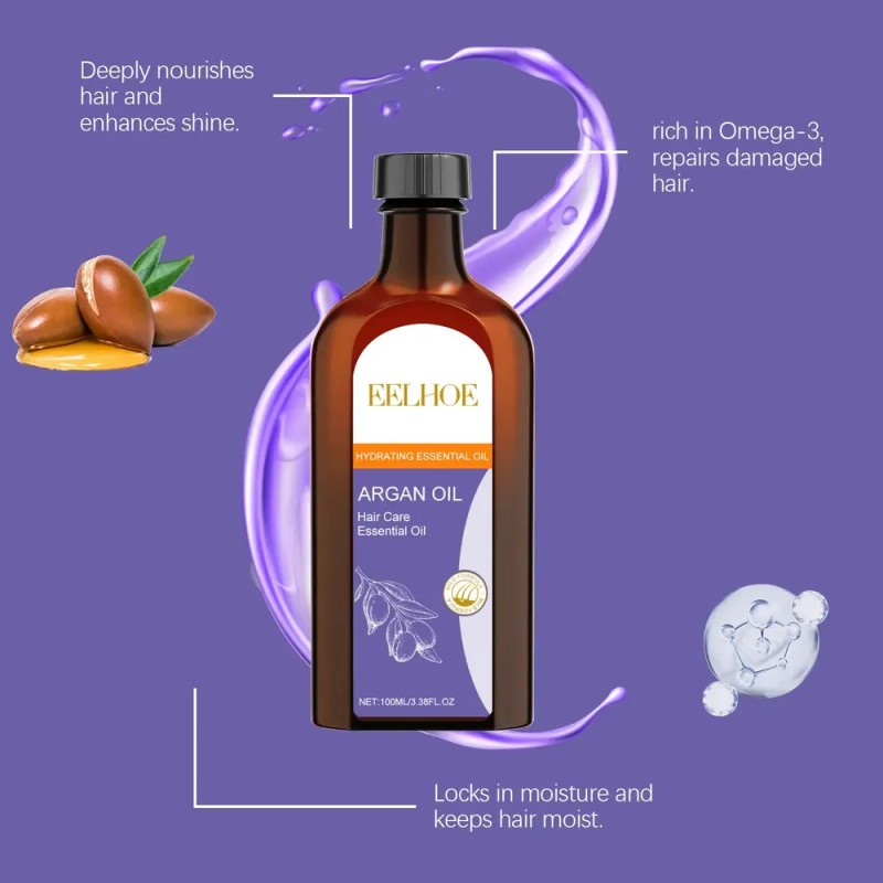 @sérum Capilar Eelhoe Moroccan Oil Hidratante Y Suavizante#
