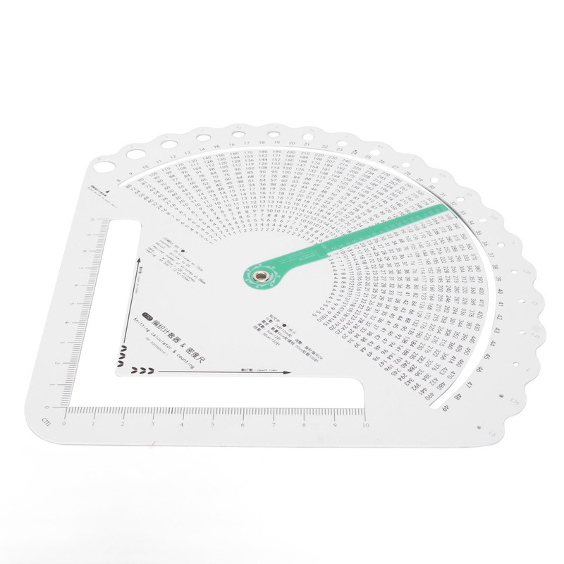Knitting Ruler Knitting Gauge Measuring Tool Multifunctional Accurate Knitting Stitch