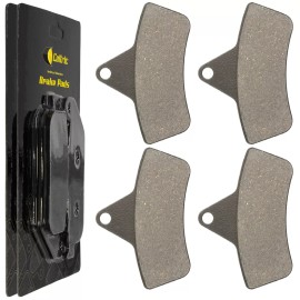 Caltric Brake Pads for Arctic Cat 250 300 400 500 2X4 4X4 Front Brakes 1999-2004