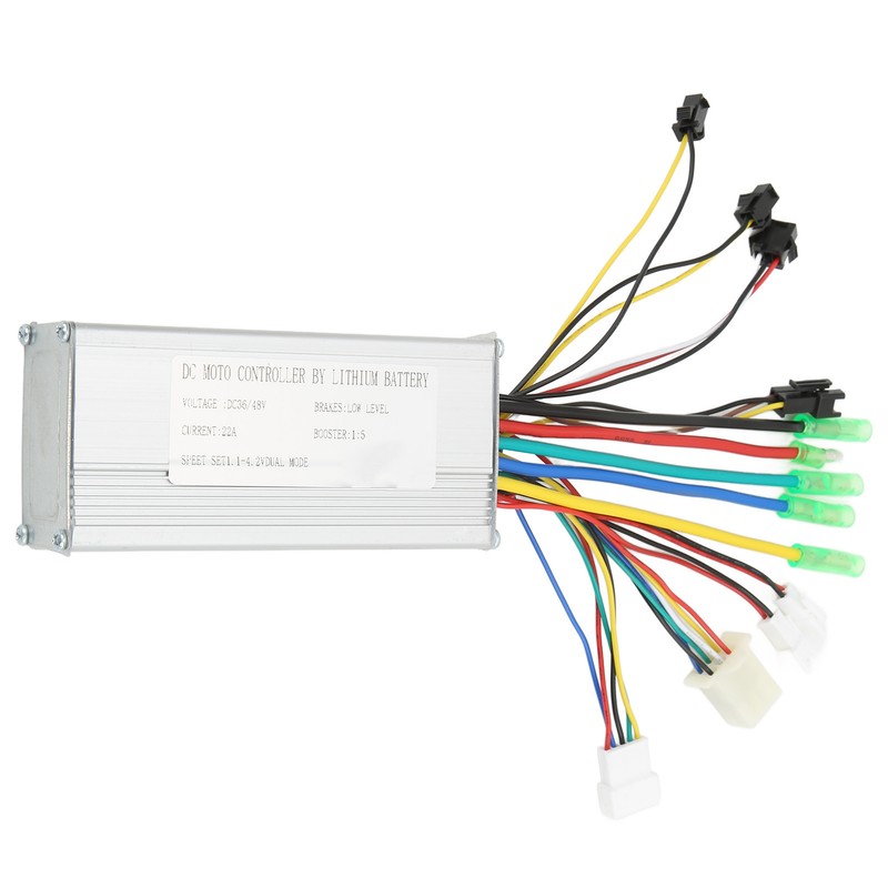 Electric Cycle Brushless Square Wave Controller with Lamp Wire for