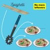 Tasty Spaghetti Spoon with Portioner Made of Plastic, Soft-Touch Handle