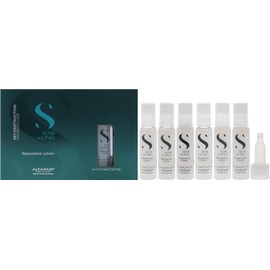 Alfaparf Milano Semi Di Lino Reconstruction Reparative Lotion for Damaged Hair - Professional Salon Quality - Includes 6 Vials - Repairs, Provides Shine and Softness - 2.64 fl. oz.