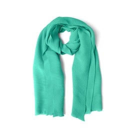 Cecil Women's Cosy Pleated Scarf, Aventurine Green
