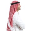 Men Arab Shemagh Scarf Muslim Hijab Headband Middle East Keffiyeh