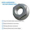 M6 Flange Nuts with Locking Toothing (Pack of 50) Galvanised