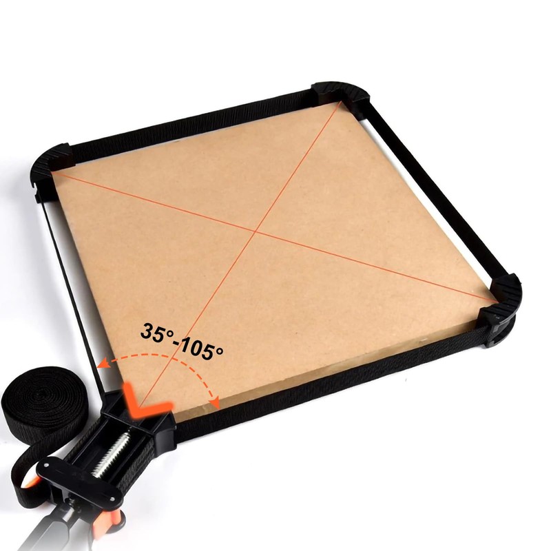 Fuutuu 6M Panel Binding Strap Clip Polygonal Angle Tool Household