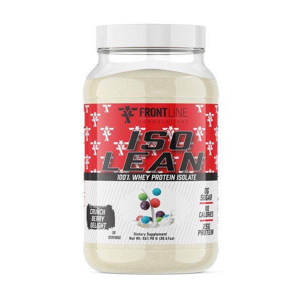 Frontline Formulations Isolean, 100% Whey Protein Isolate, Fast Absorption, Iso