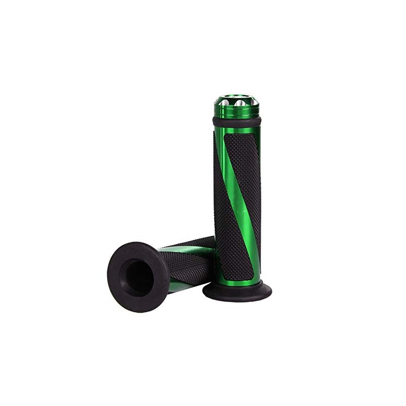 LERTREE 7/8" Aluminum Rubber Gel Hand Grips for Motorcycle Sports