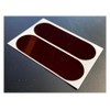 Veloviz Black Stealth Reflective Red Motorcycle Fork Reflector Stickers OG