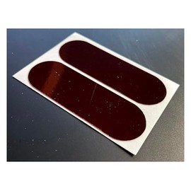 Veloviz Black Stealth Reflective Red Motorcycle Fork Reflector Stickers OG