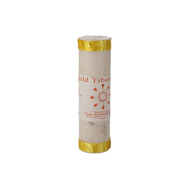 GURU SHOP Tibetan Natural Incense Sticks - Marigold, Beige, 12
