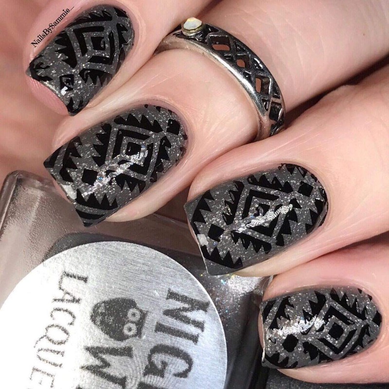 Whats Up Nails - Aztec Vinyl Stencils for Nail Art