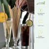 Biodegradable Sugarcane Straws Paille (100 pcs) Eco-Friendly Straws Disposable Plastic-Free