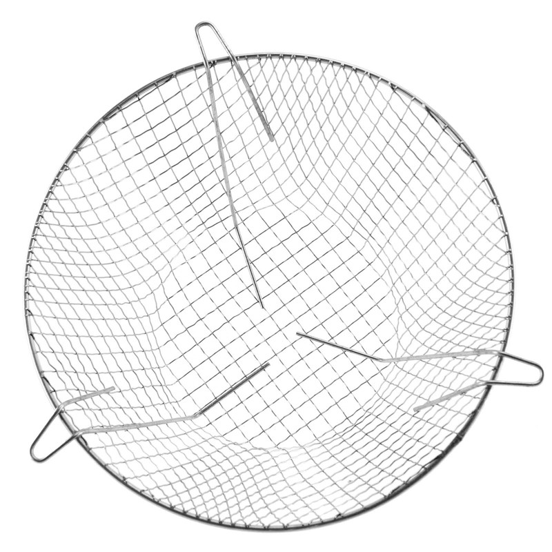 SPARES2GO Universal Stainless Steel Terminal Guard Round Boiler Flue Cage