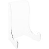 Plymor Brand Clear Acrylic Flat Back Easel with Shallow Support