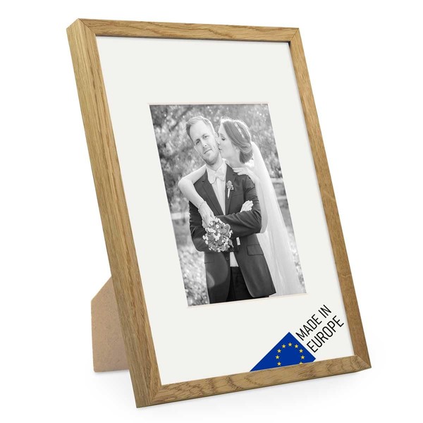 Photolini Basic Collection Modern Picture Frame, Set of 2, Solid