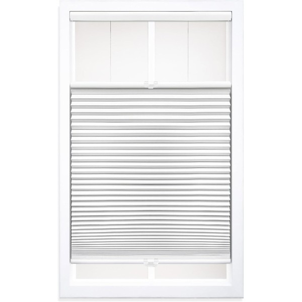 DEZ FURNISHINGS Cordless 1.5" Blackout Top Down Bottom Up Cellular