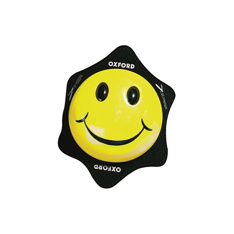 Oxford OX686 Smiler Motorcycle Knee Sliders Yellow
