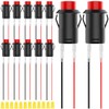 MKBKLLJY Momentary Red Mini Push Button Switch AC 250V/1.5A 125V/3A