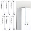 Norme 6 Pieces Cubicle Coat Hook High Strength Office Whiteboard