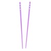 Set of 2 Hair Sticks with 3 Diamonds Chopsticks -