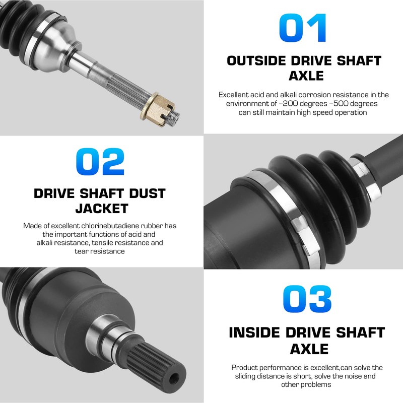 Front Left or Right CV Axle Shaft for Kubota RTV900