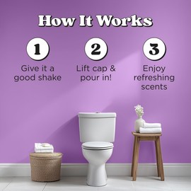 Poo-Pourri Before-You-Go Toilet Spray Refill, Lavender Vanilla,16 Fl Oz, Up to 800 Uses, Bathroom Odor Deodorizer with Essential Oils for Home or Work, Lavender, Vanilla and Citrus Scent