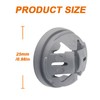 ISPINNER 20pcs 3/8 Inch Trade Size Non-Metallic Button Push-in Cable