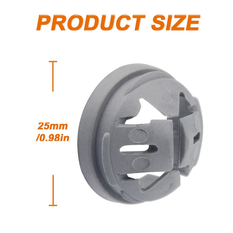 ISPINNER 20pcs 3/8 Inch Trade Size Non-Metallic Button Push-in Cable