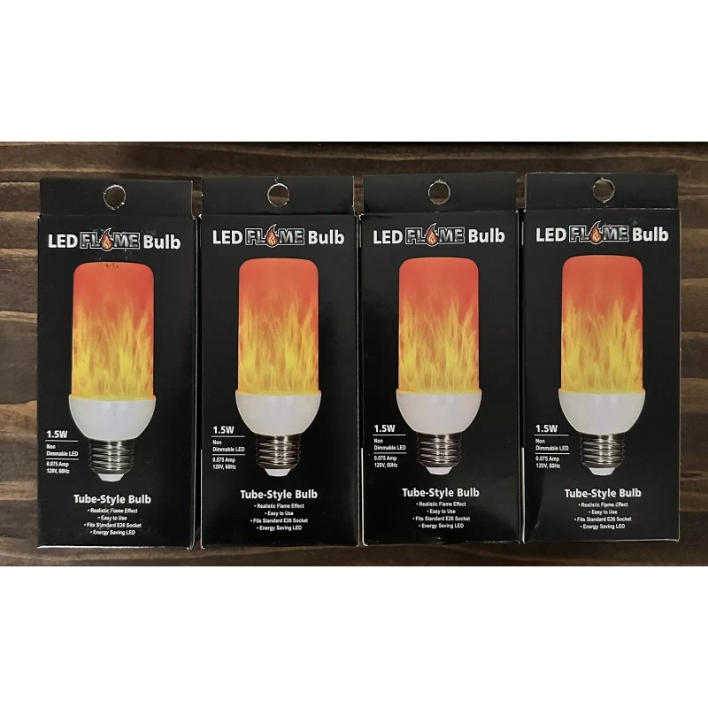 EZ Illuminations 4 - EZ Illuminations LED Flame Bulbs Edison
