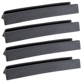 RecPro RV Window Weep Hole Cover Replacement | Black Plastic | 2-Pack or 4-Pack | Durable, Easy-to-Install Covers for RV Window Drainage Maintenance (4)