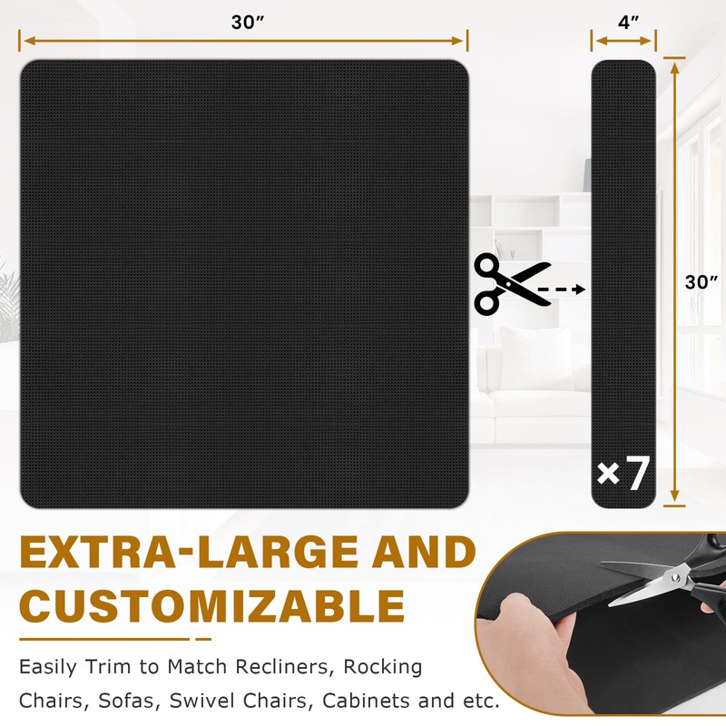 Recliner Pads for Hardwood Floors, 30 * 30 inches Non