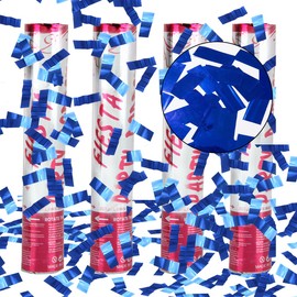 Confetti Shooter, 4 x XiXiRan Confetti Cannons, Wedding, Party Popper, Colourful Confetti Cannon, Handheld Confetti Tube, Confetti Bomb, Party Confetti Cannon, Confetti Gun Set