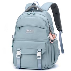 Clufar School Backpack Teenager Boys Girls Backpack Men Women for School Waterproof Daypacks School Bag Backpack School Bag Large for Causal Travel Travel, blue