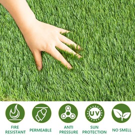 ALTRUISTIC Ultrathick Luxurious Artificial Grass Turf 2X31 Feet,1.77 Inch Pile Height High Dense Grass Silk,Indoor Outdoor Pet Dog Garden Landscape Patio Synthetic Fake Faux Grass-Custom Size