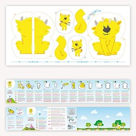 Kullaloo Easy Sewing Kit for Beginners with Learning Theme in Chic Tin