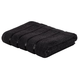 A2Z Luxurious 100% Cotton Black Color Towel 500 GSM Soft Absorbent Bath Towel (66x118 cm)